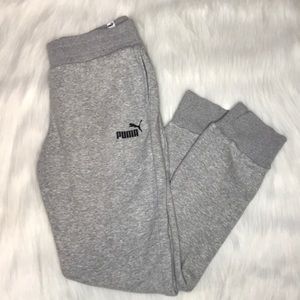 Grey Puma Sweatpants Joggers